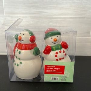 Snowman Salt and Pepper Shakers
